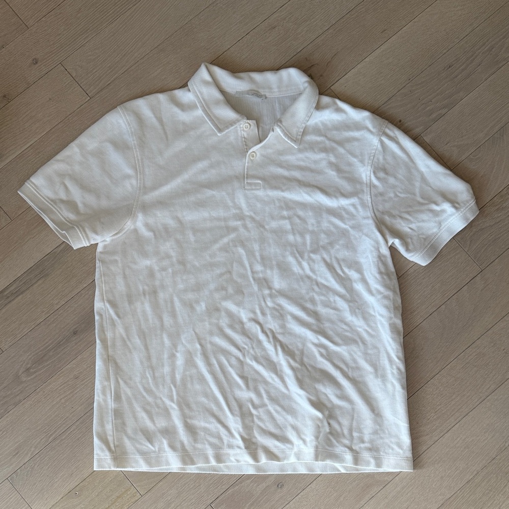 Zara Cream Polo Size L 2 Pack